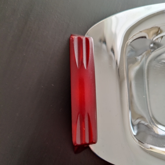 MCM | GloHill serving tray with their signature red bakelite handles - Picture 3 of 10